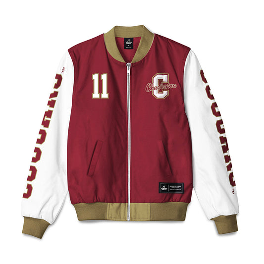 Charleston - NCAA Men's Basketball : Chol Machot - Bomber Jacket-0