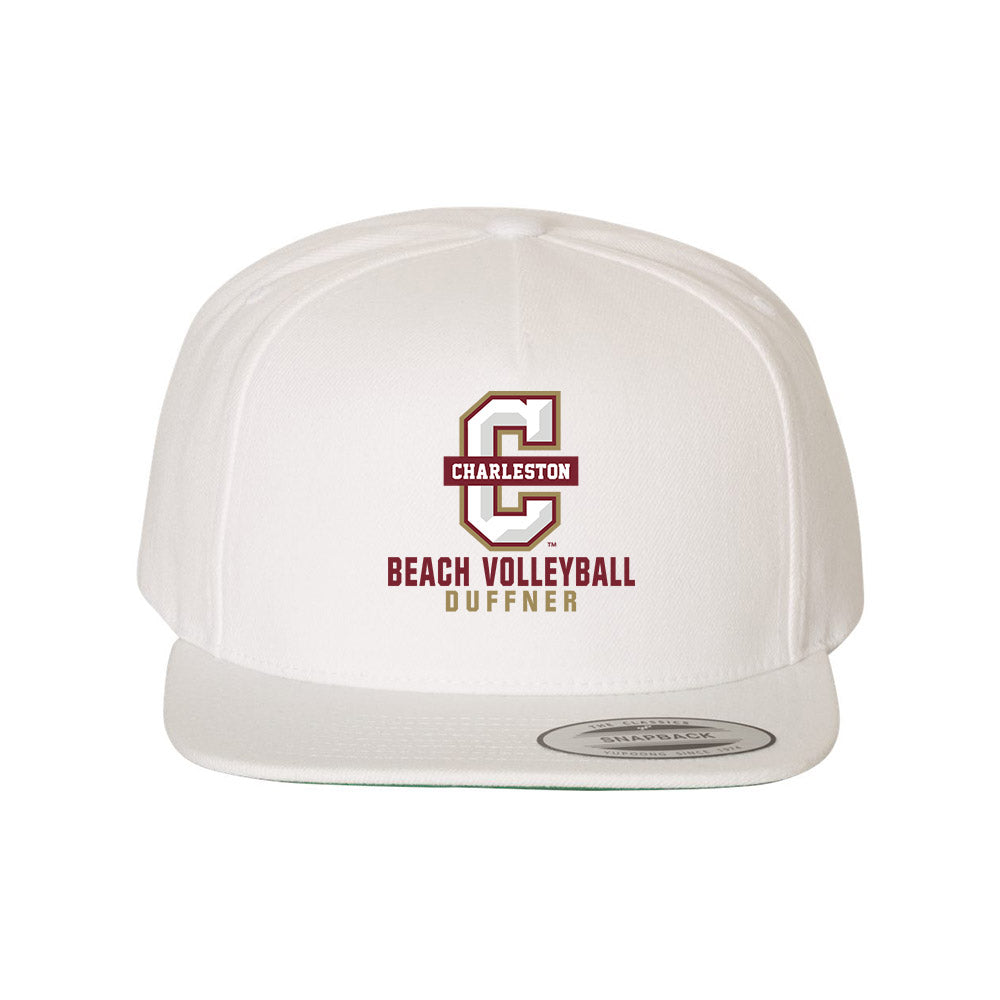 Charleston - NCAA Beach Volleyball : Ella Duffner - Snapback Hat-0