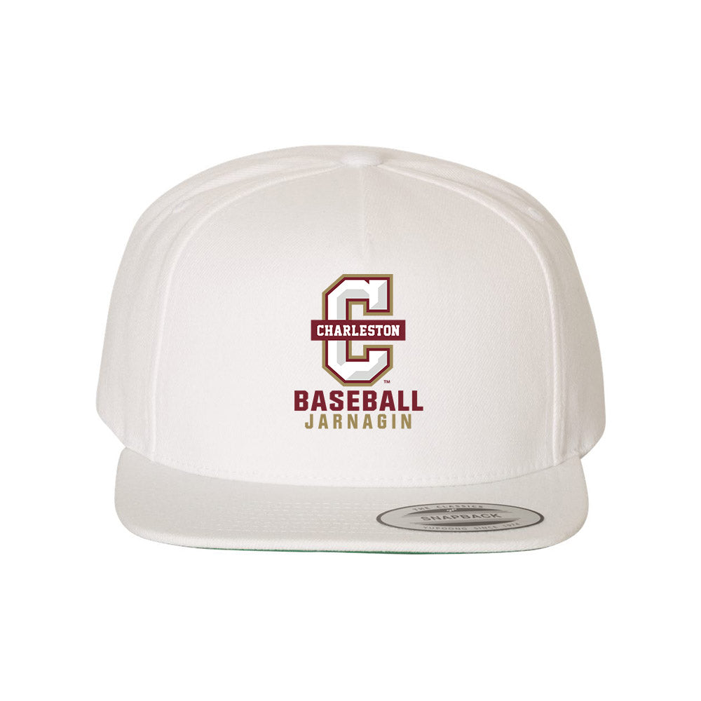Charleston - NCAA Baseball : Chase Jarnagin - Snapback Hat-0