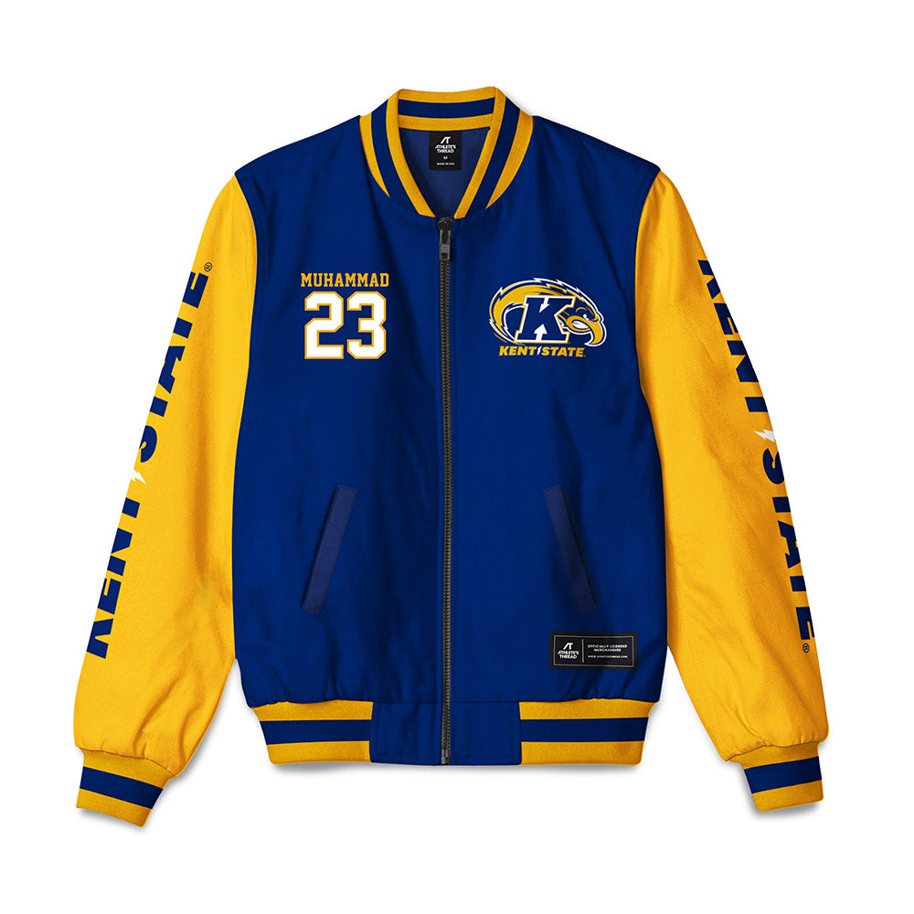 Kent State - NCAA Football : Naim Muhammad - Bomber Jacket