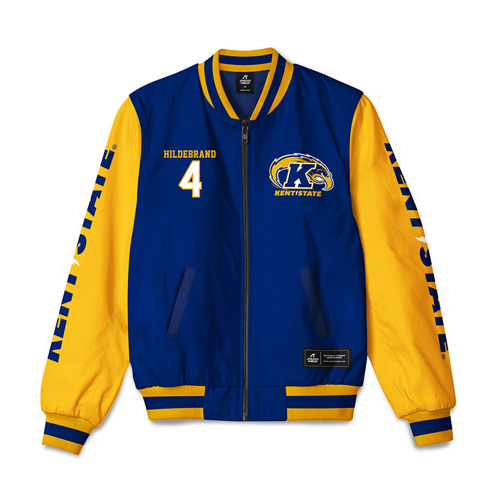Kent State - NCAA Women's Basketball : Journey Hildebrand - Bomber Jacket-0