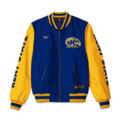 Kent State - NCAA Men's Track & Field : Caleb Bost - Bomber Jacket