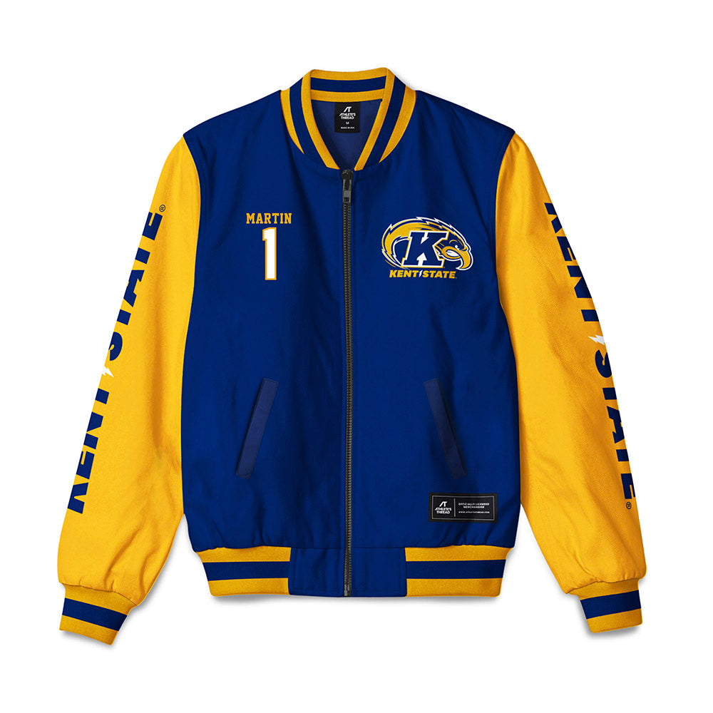Kent State - NCAA Football : Da'Shawn Martin - Bomber Jacket-0
