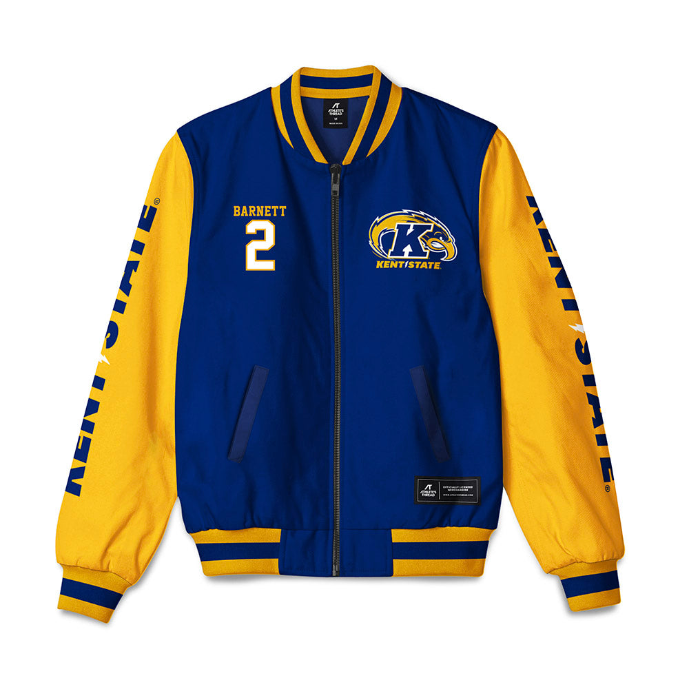 Kent State - NCAA Men's Basketball : Marquis Barnett - Bomber Jacket