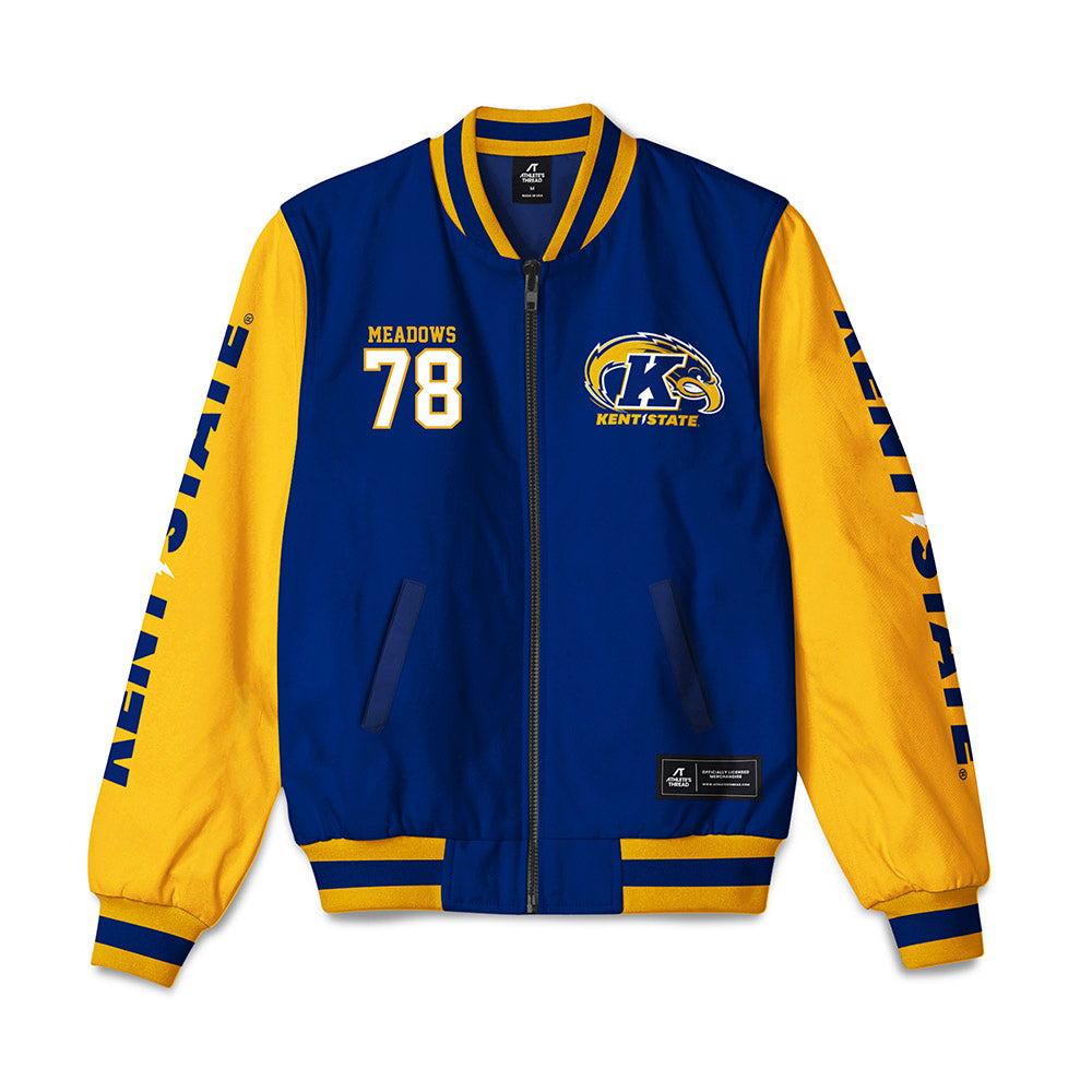 Kent State - NCAA Football : Tyler Meadows - Bomber Jacket-0