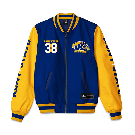 Kent State - NCAA Football : Clinton Robinson III - Bomber Jacket-0