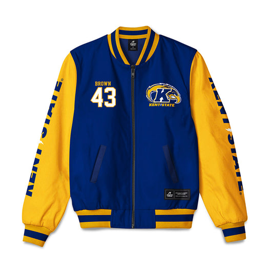 Kent State - NCAA Football : Nylan Brown - Bomber Jacket