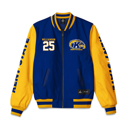 Kent State - NCAA Men's Basketball : Jahari Williamson - Bomber Jacket-0