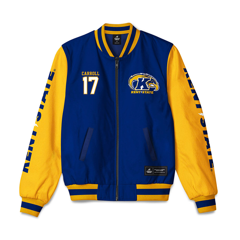 Kent State - NCAA Football : Mattheus Carroll - Bomber Jacket