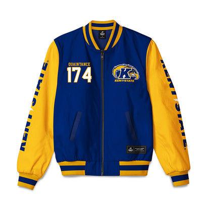 Kent State - NCAA Wrestling : Braxton Quaintance - Bomber Jacket-0