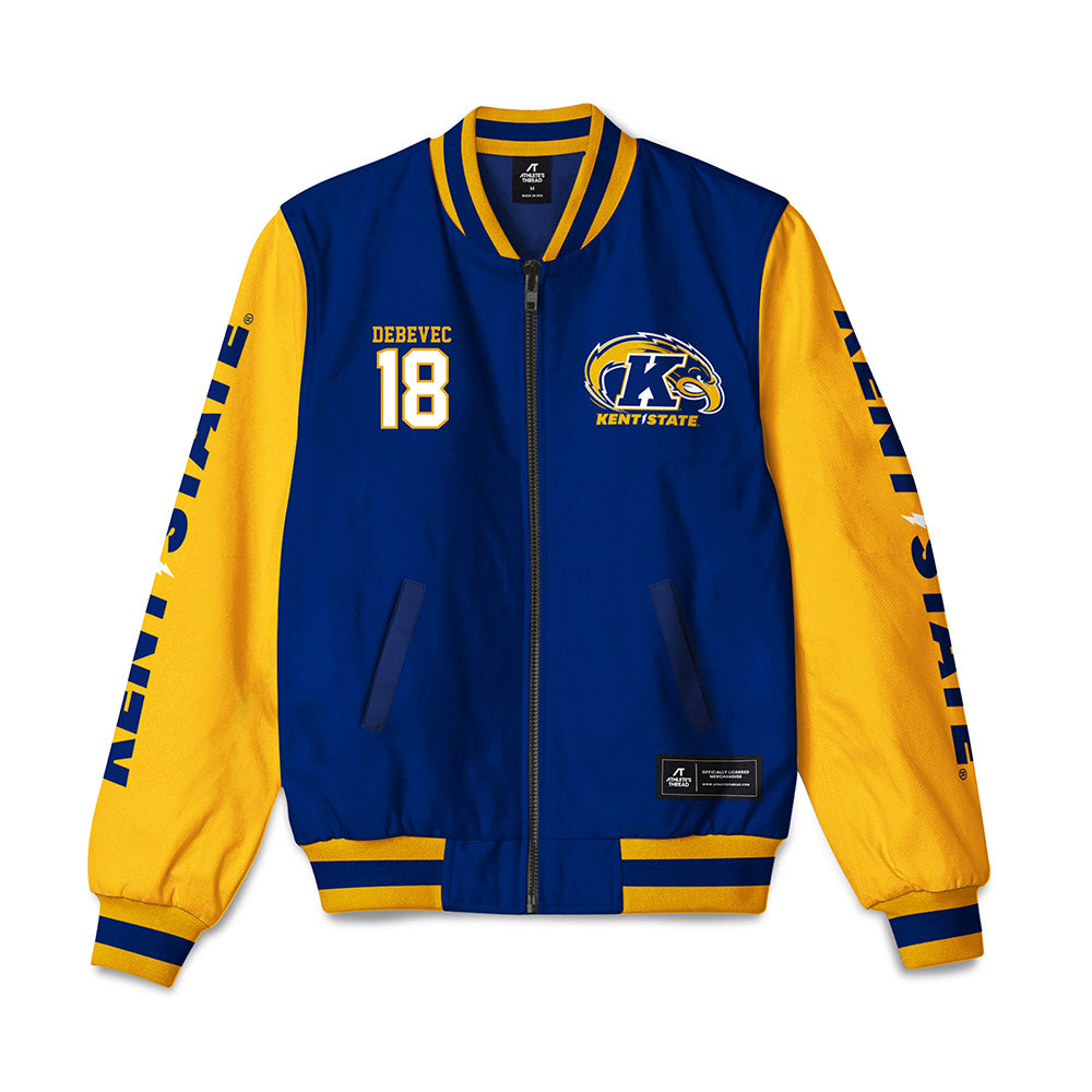 Kent State - NCAA Women's Volleyball : Abbey Debevec - Bomber Jacket-0