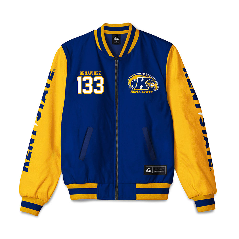Kent State - NCAA Wrestling : Adan Benavidez - Bomber Jacket-0