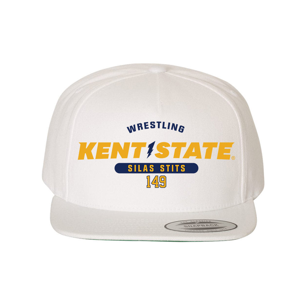 Kent State - NCAA Wrestling : Silas Stits - Snapback Hat-0