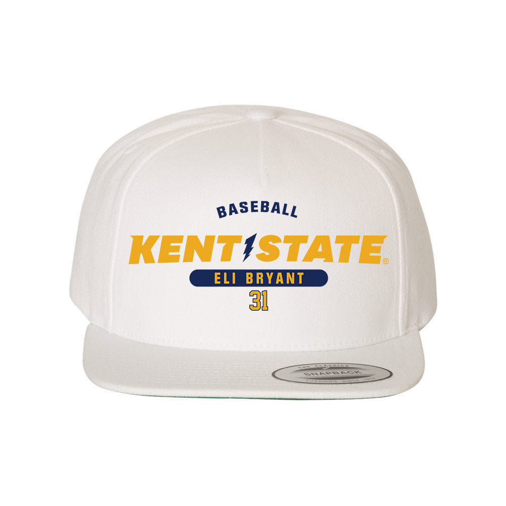 Kent State - NCAA Baseball : Eli Bryant - Snapback Hat-0