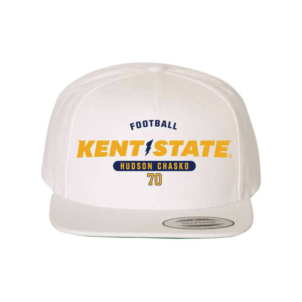 Kent State - NCAA Football : Hudson Chasko - Snapback Hat-0