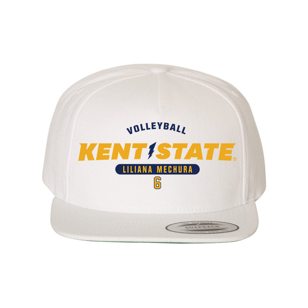 Kent State - NCAA Women's Volleyball : Liliana Mechura - Snapback Hat-0