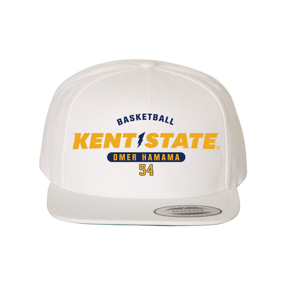Kent State - NCAA Men's Basketball : Omer Hamama - Snapback Hat-0