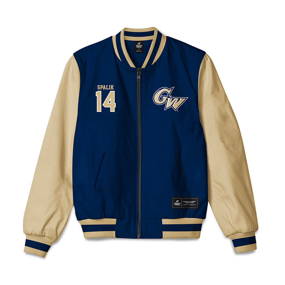GWU - NCAA Women's Lacrosse : Riley Spalik - Bomber Jacket-0
