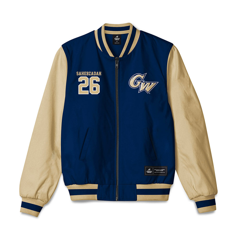 GWU - NCAA Baseball : Adham Sahebzadah - Bomber Jacket