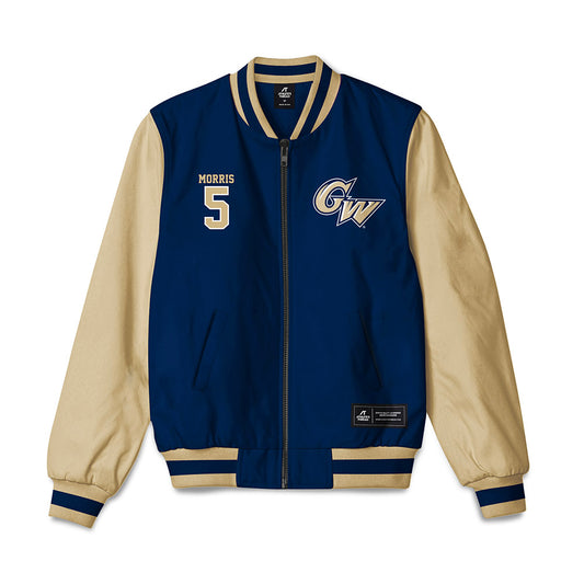 GWU - NCAA Women's Basketball : Nya Morris - Bomber Jacket-0