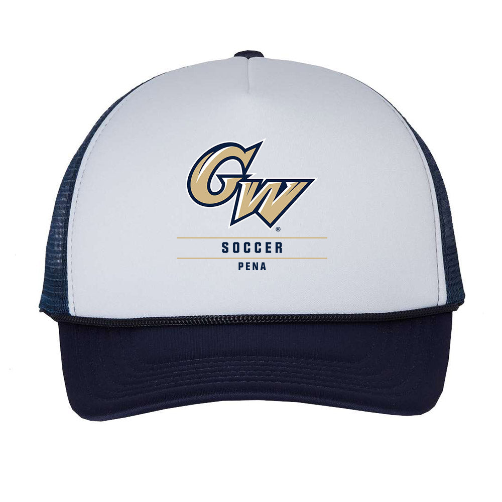 GWU - NCAA Men's Soccer : Diego Pena - Trucker Hat-0