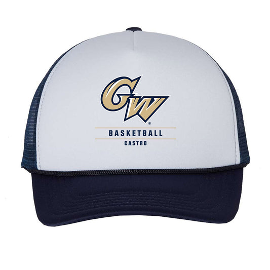 GWU - NCAA Men's Basketball : Rafael Castro - Trucker Hat-0