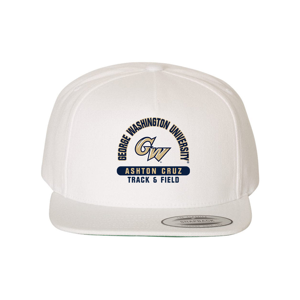 GWU - NCAA Men's Track & Field : Ashton Cruz - Snapback Hat-0