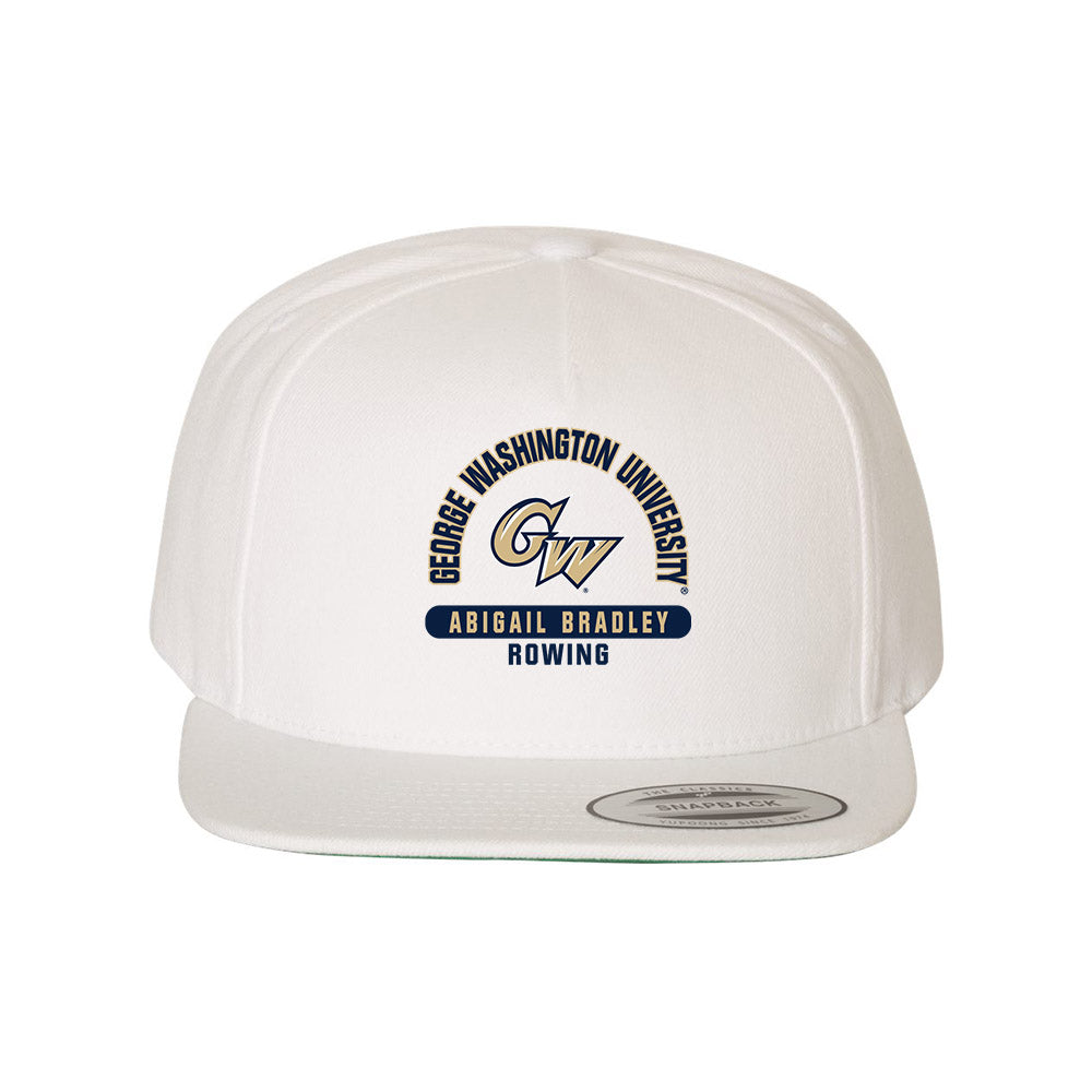 GWU - NCAA Women's Rowing : Abigail Bradley - Snapback Hat-0