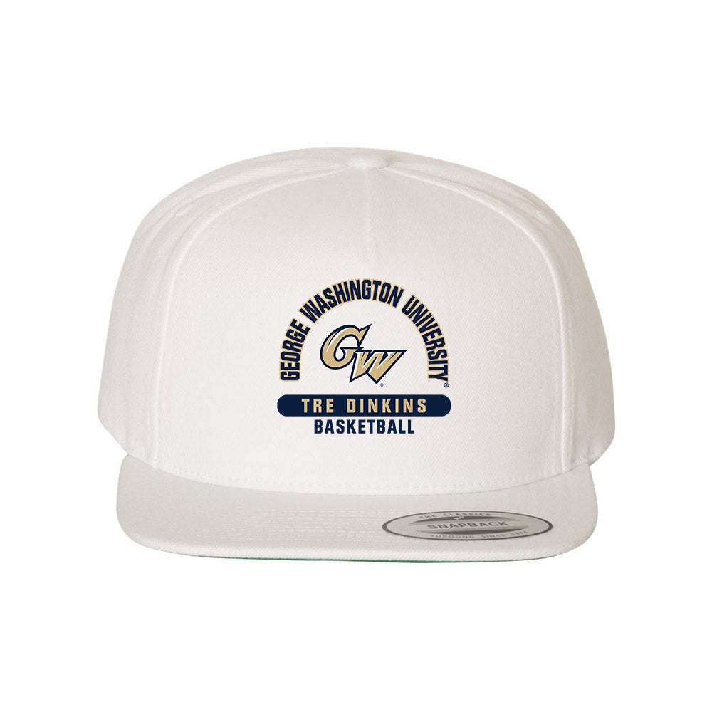 GWU - NCAA Men's Basketball : Tre Dinkins - Snapback Hat-0