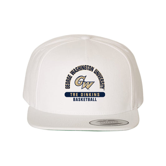 GWU - NCAA Men's Basketball : Tre Dinkins - Snapback Hat-0
