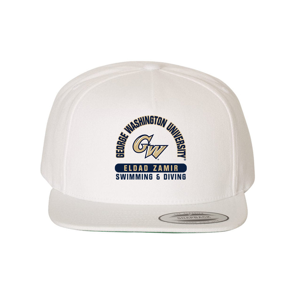GWU - NCAA Men's Swimming & Diving : Eldad Zamir - Snapback Hat-0
