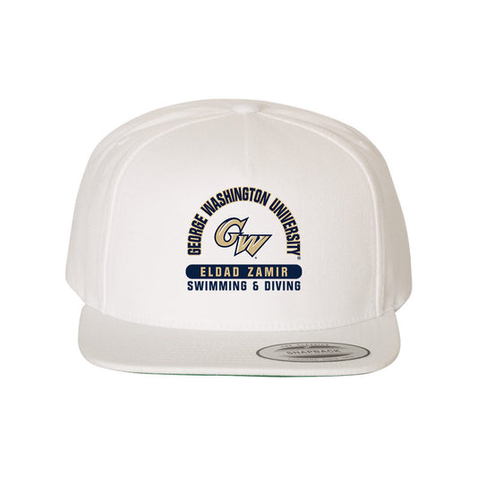 GWU - NCAA Men's Swimming & Diving : Eldad Zamir - Snapback Hat-0
