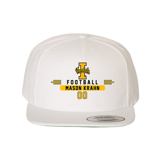 Idaho - NCAA Football : Mason Krahn - Snapback Hat-0