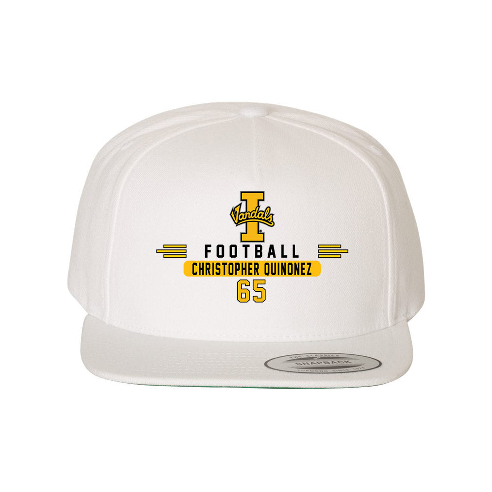 Idaho - NCAA Football : Christopher Quinonez - Snapback Hat-0