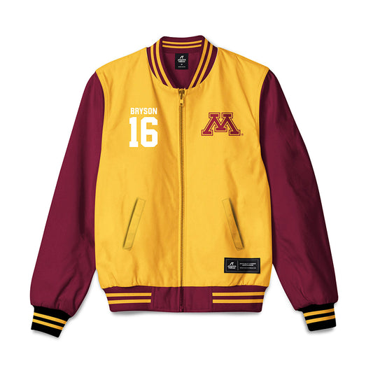 Minnesota - NCAA Football : Coleman Bryson - Bomber Jacket