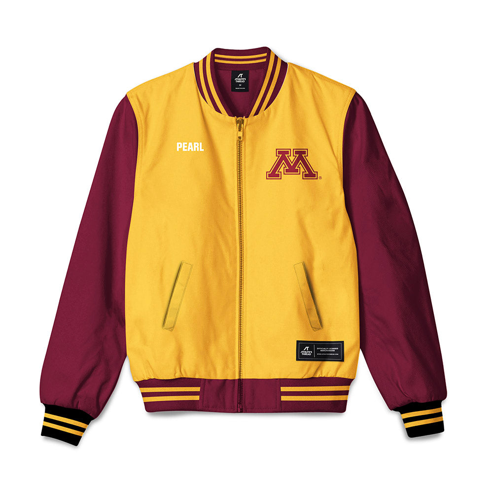 Minnesota - NCAA Women's Gymnastics : Lauren Pearl - Bomber Jacket-0