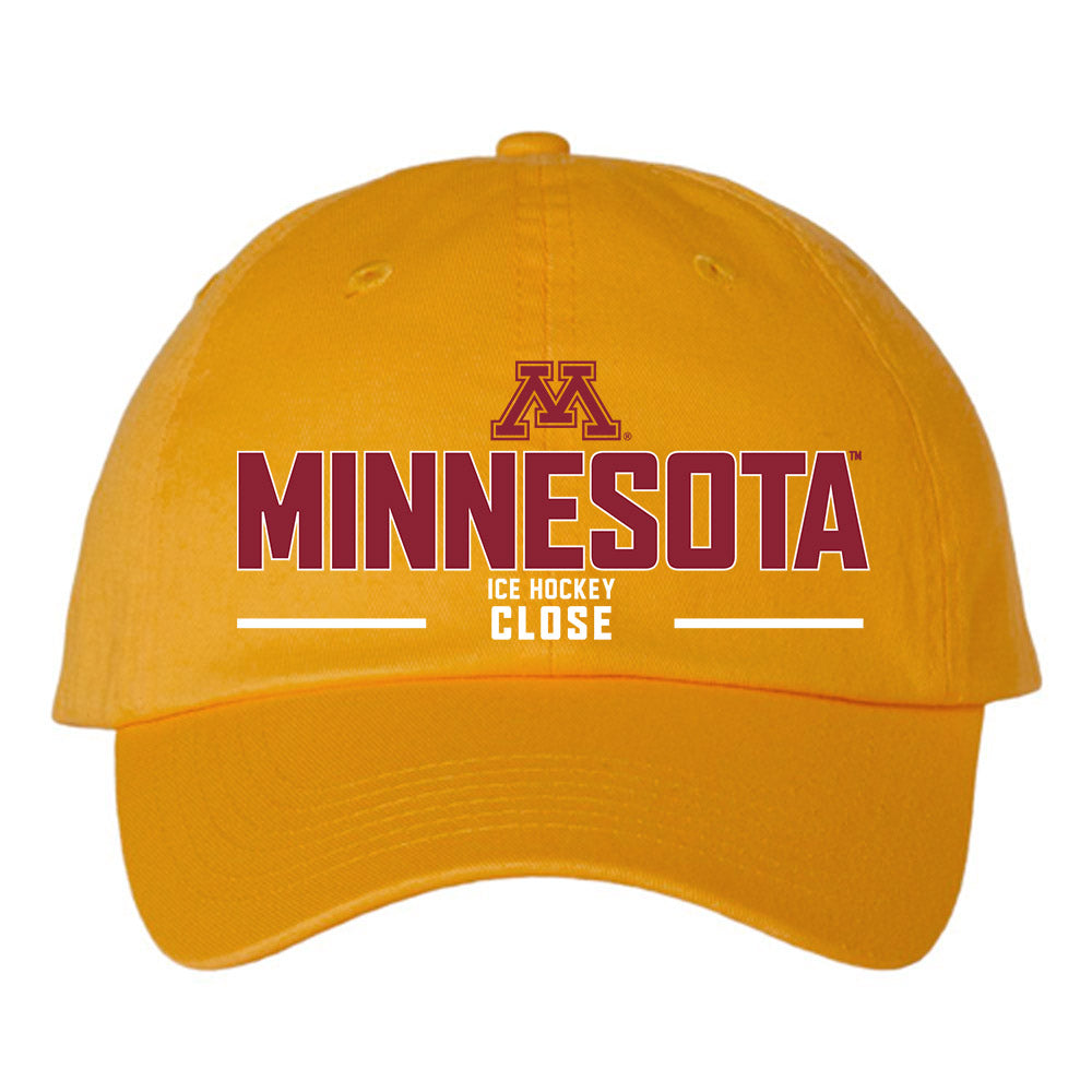 Minnesota - NCAA Men's Ice Hockey : Justen Close - Dad Hat