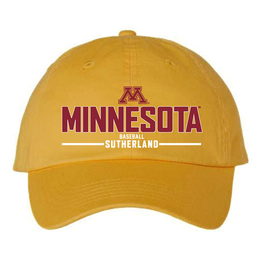Minnesota - NCAA Baseball : Charlie Sutherland - Dad Hat-0
