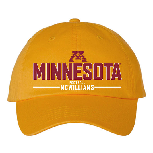 Minnesota - NCAA Football : Terrence McWilliams - Dad Hat