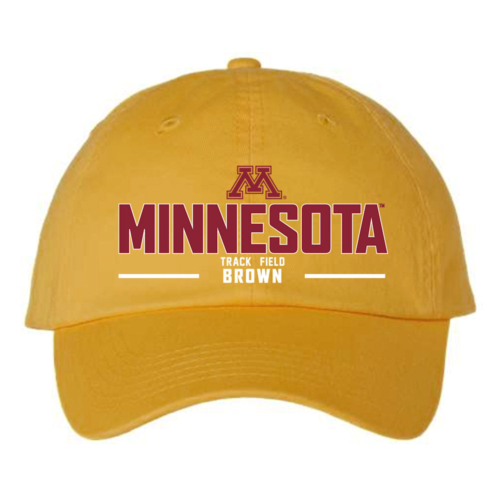 Minnesota - NCAA Men's Track & Field : Spencer Brown - Dad Hat-0