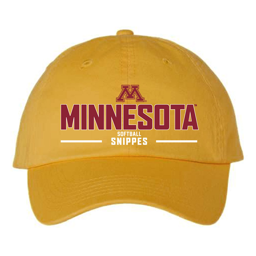 Minnesota - NCAA Softball : Jessa Snippes - Dad Hat-0