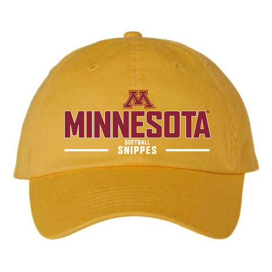 Minnesota - NCAA Softball : Jessa Snippes - Dad Hat-0