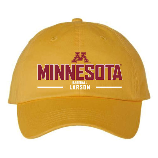 Minnesota - NCAA Baseball : Jake Larson - Dad Hat-0