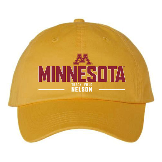 Minnesota - NCAA Men's Track & Field : Tony Nelson - Dad Hat-0