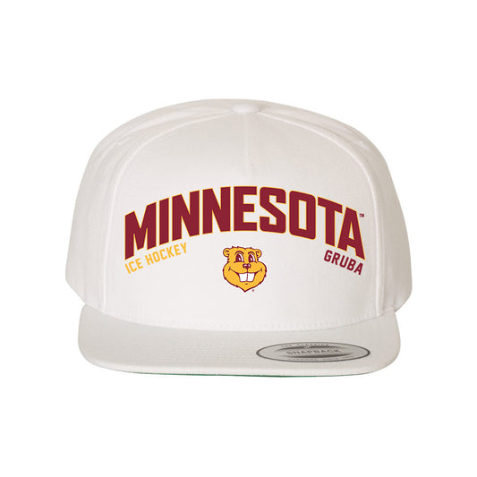 Minnesota - NCAA Men's Ice Hockey : Leo Gruba - Snapback Hat-0