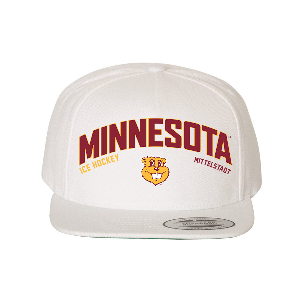 Minnesota - NCAA Men's Ice Hockey : Luke Mittelstadt - Snapback Hat-0