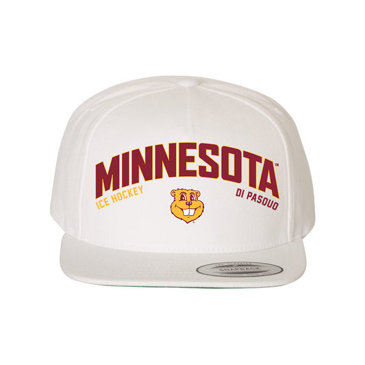 Minnesota - NCAA Men's Ice Hockey : Luca Di Pasquo - Snapback Hat-0