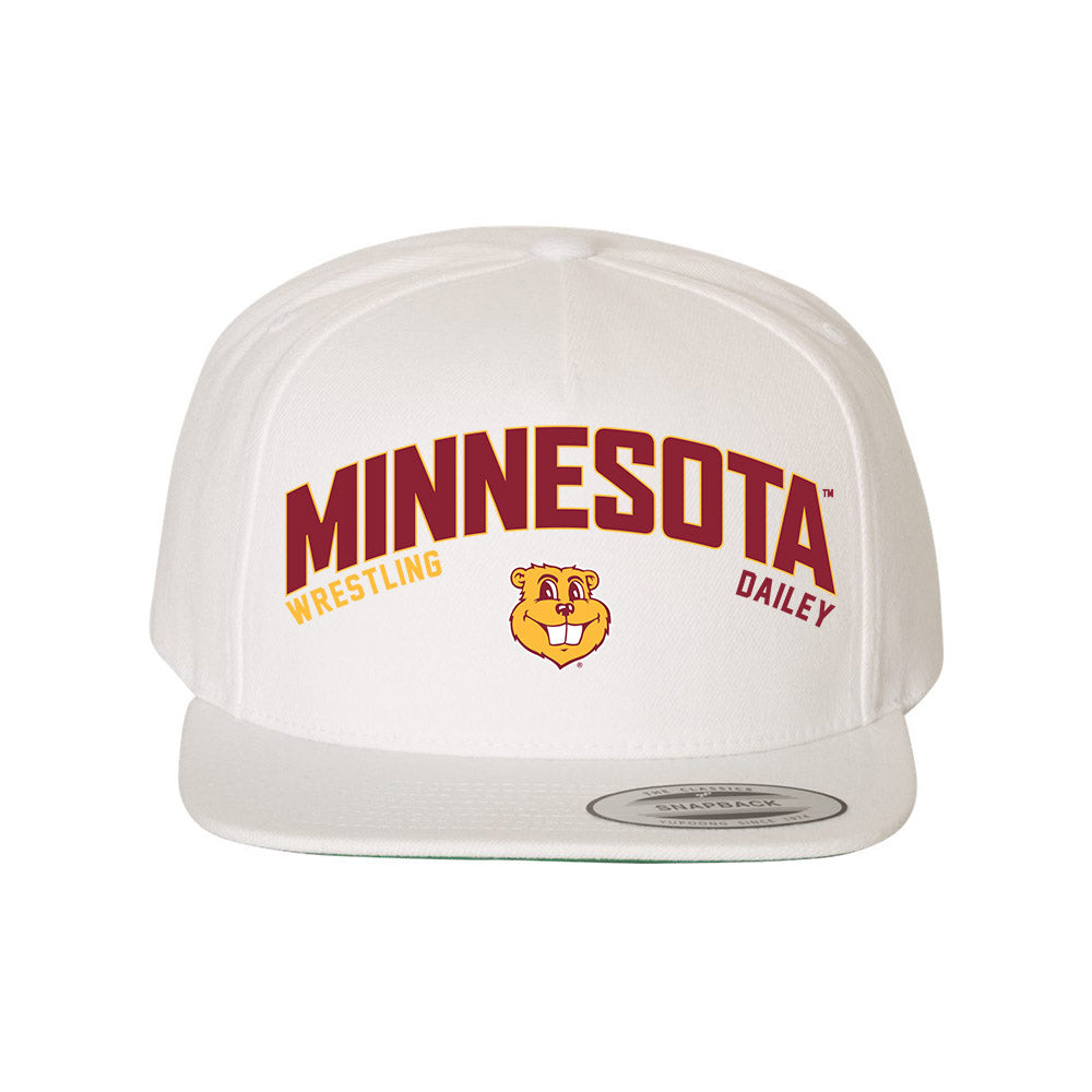 Minnesota - NCAA Wrestling : Silas Dailey - Snapback Hat-0