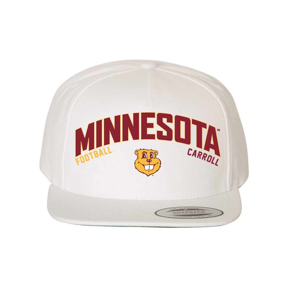 Minnesota - NCAA Football : Brett Carroll - Snapback Hat-0