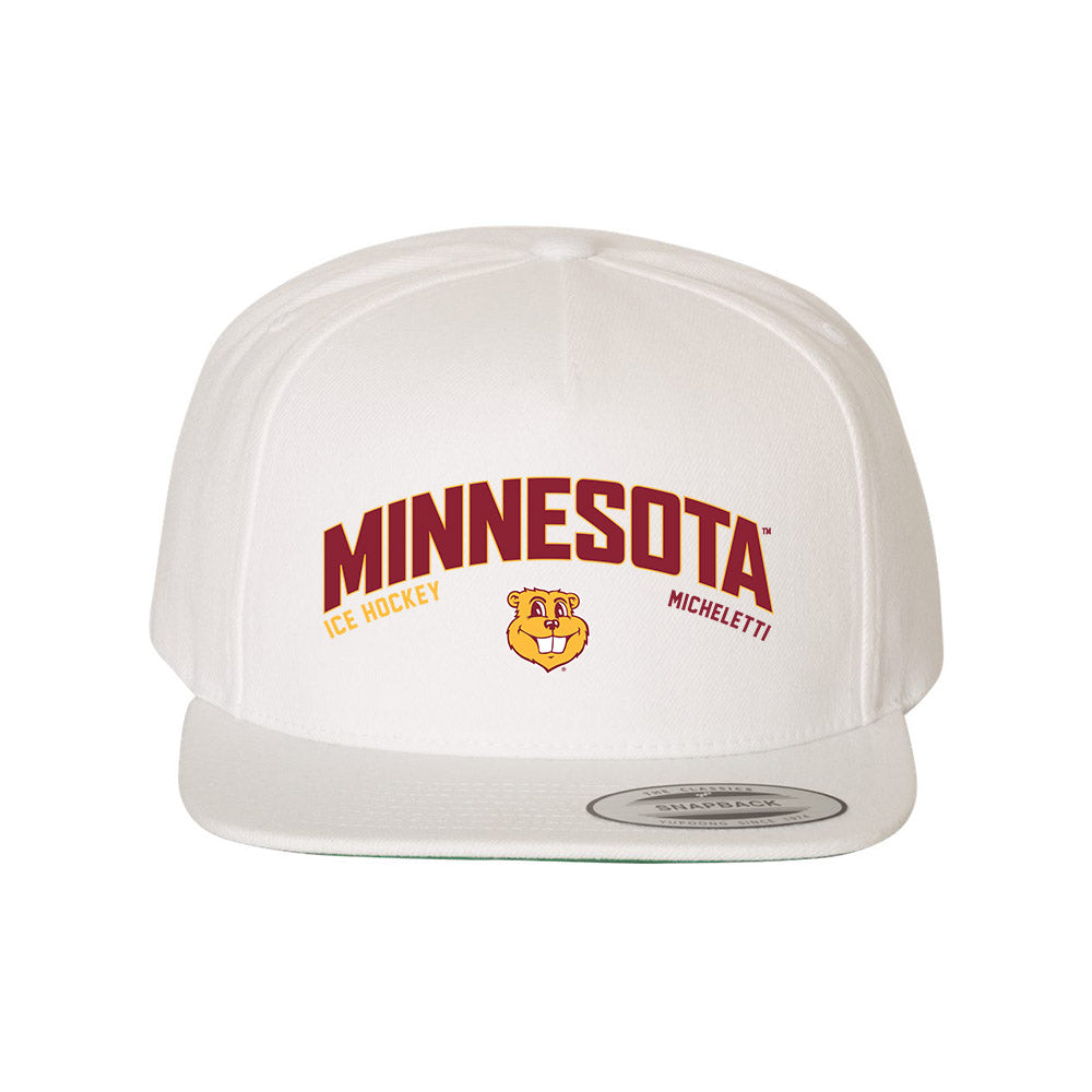 Minnesota - NCAA Men's Ice Hockey : Pat Micheletti - Snapback Hat